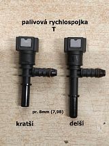 Palivov rychlospojka pr. 8mm (7,98mm) T - kliknte pro vce informac